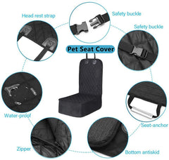 2-in-1 Waterproof Dog Car Seat Hammock & Protector