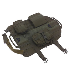 Tactical Dog Backpack/Breathable & Adjustable Harness w/Metal Buckle