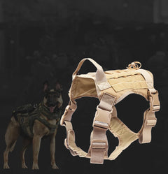 Tactical Dog Backpack/Breathable & Adjustable Harness w/Metal Buckle