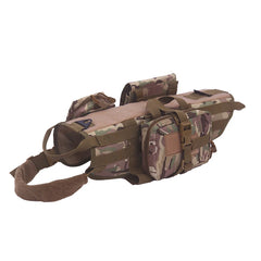 Tactical Dog Backpack/Breathable & Adjustable Harness w/Metal Buckle