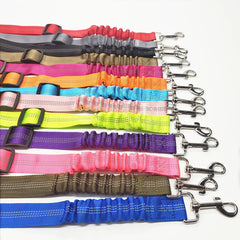 Adjustable Reflective Dog Car Seat Belt with Cushioning